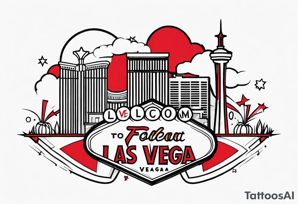 Las vegas tattoo idea