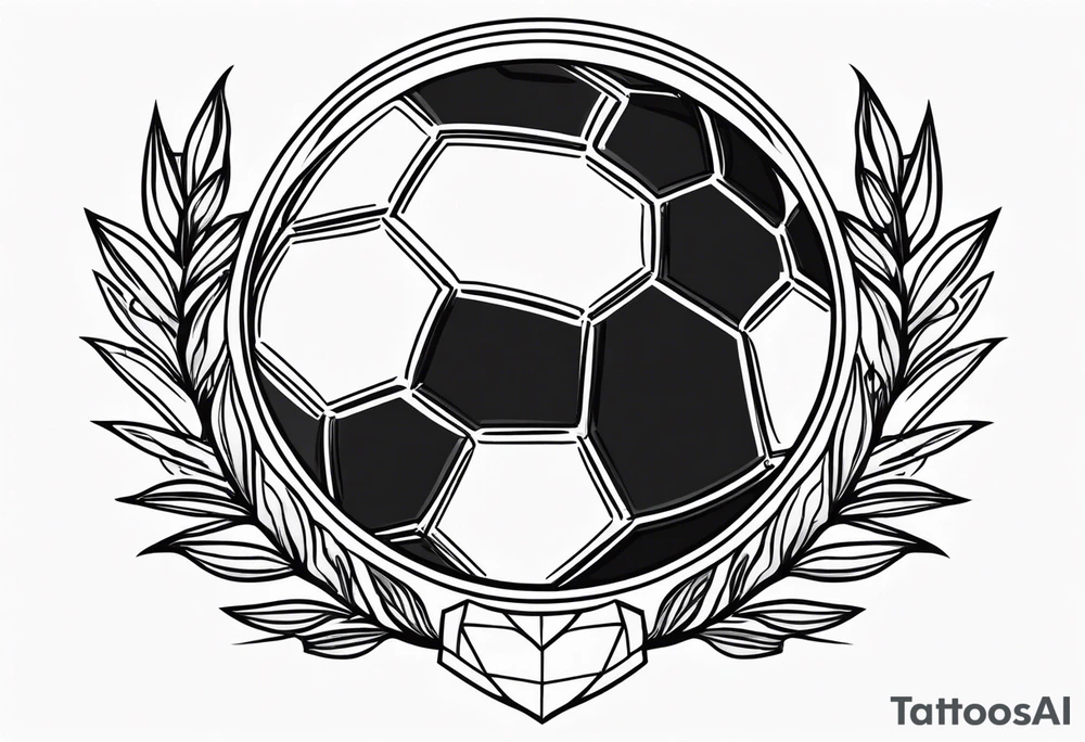 Football, Laurel wreath tattoo idea