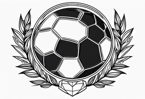 Football, Laurel wreath tattoo idea