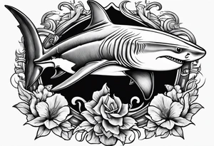 Hammerhead shark tattoo idea