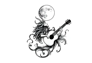 language of music with love for it 
Zodiac sign Aquarius with ascendant Taurus and Scorpio in the moon tattoo idea