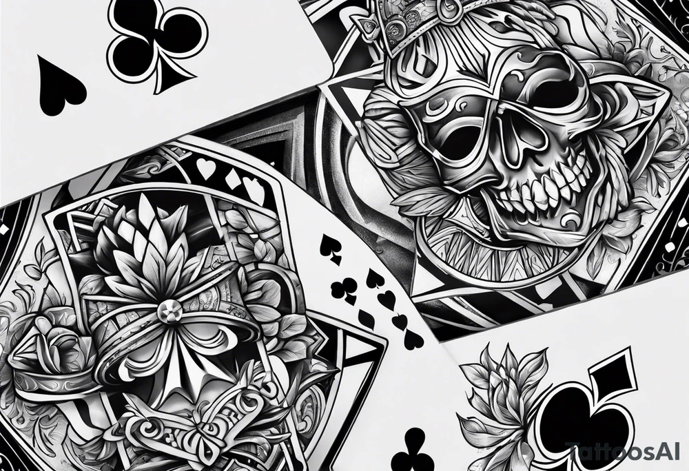 poker tattoo idea