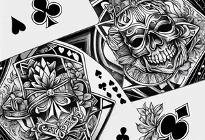 poker tattoo idea