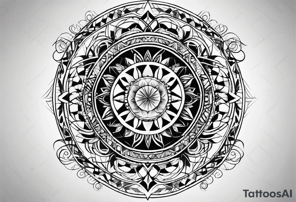 Circles tattoo idea