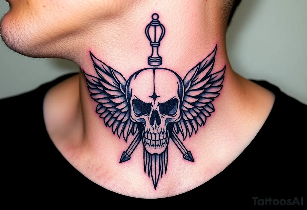 Rolls royce with the word hustler and a skull money girls and drugs for throat tattoo idea