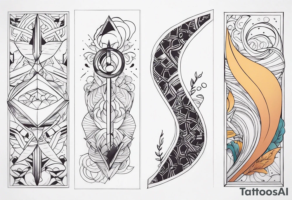 Arm sleeve tattoo idea