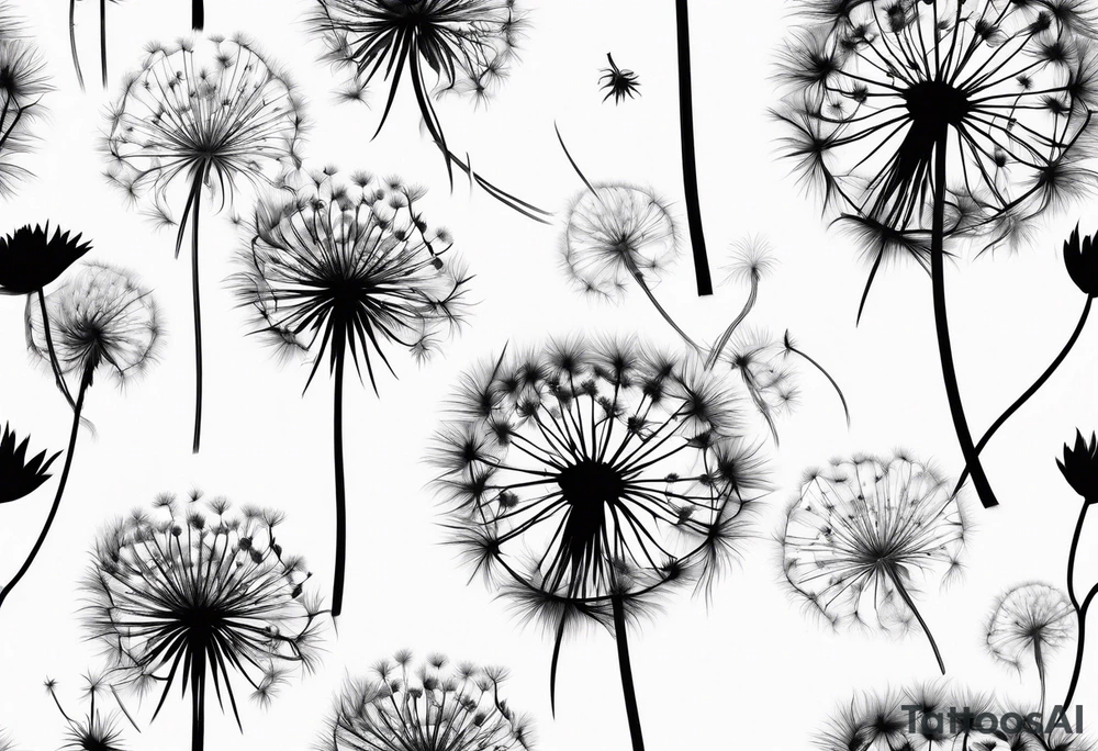 Dandelion tattoo idea