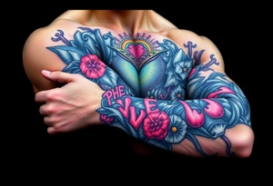 open love tattoo idea