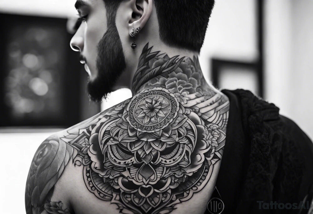 Neck tattoos for men tattoo idea