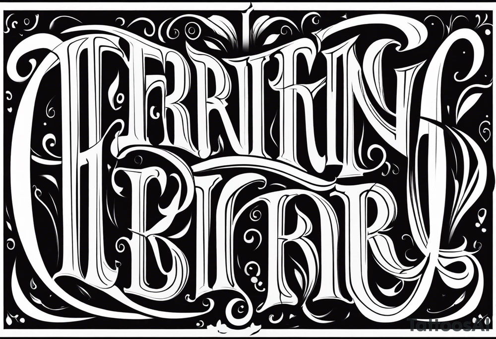 Terri rick tattoo idea