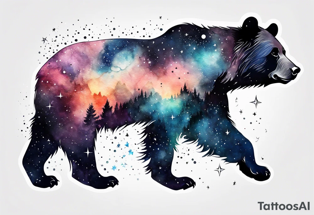 Ursa Major constellation tattoo idea