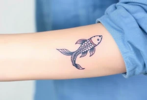 Koi fish tattoo idea