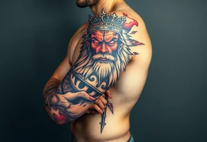 king tattoo idea
