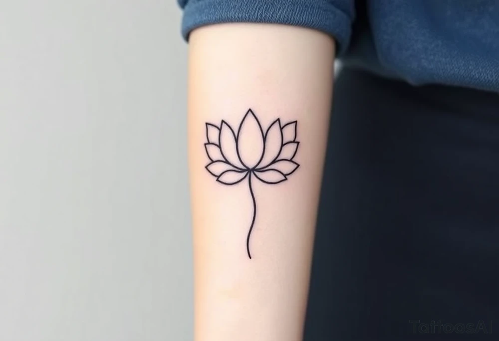 Lotus tattoo idea