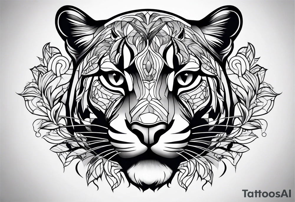 Cougar tattoo idea