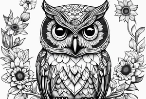 Owl, Nancy, oclides, Monique, sunflower, camera, book tattoo idea