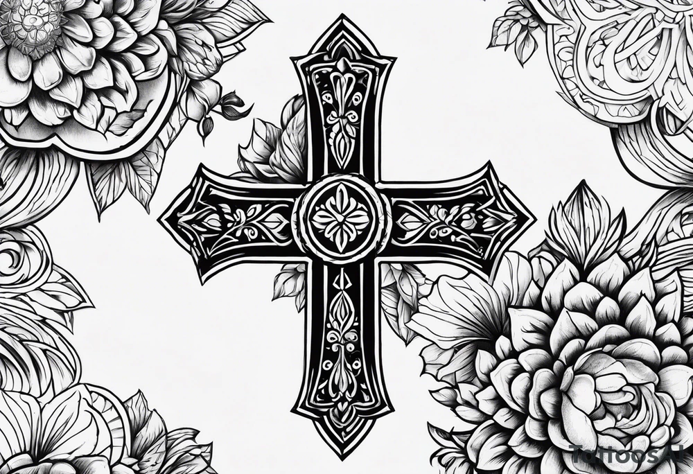 Je veux un tatouage de la croix occitane avec le 93 tattoo idea