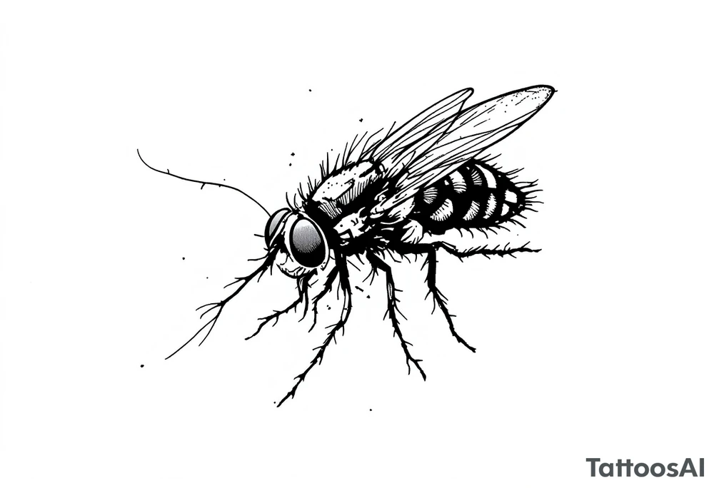 fly in japanese tattoo idea