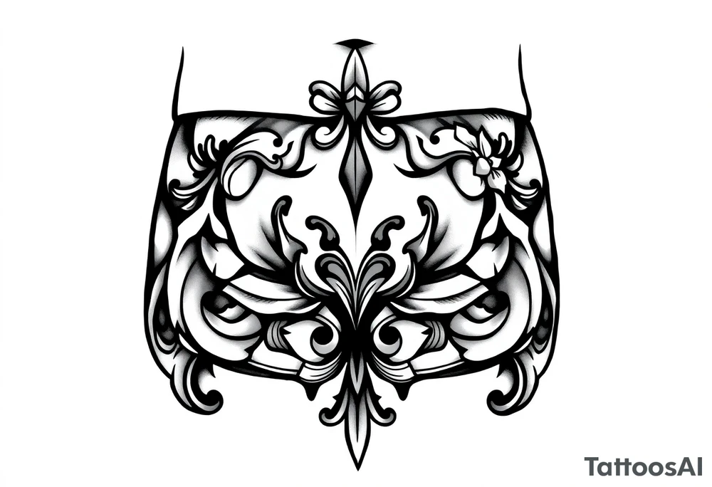 hip tattoo on the hip tattoo idea
