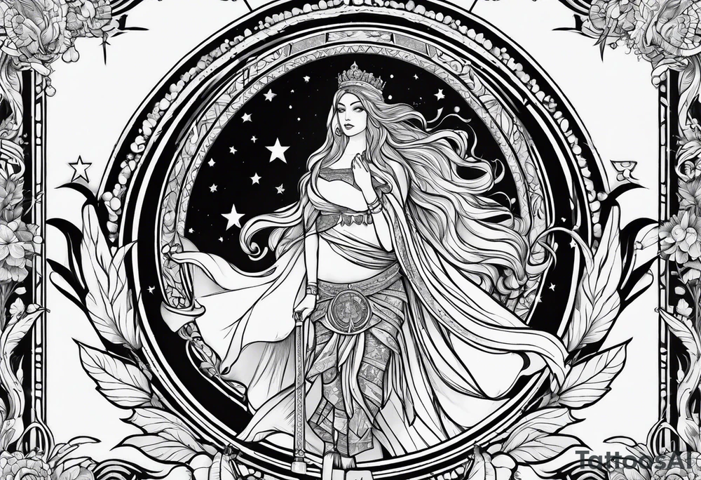 tarot card tattoo idea