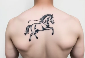 Horse kite rip mum tattoo idea