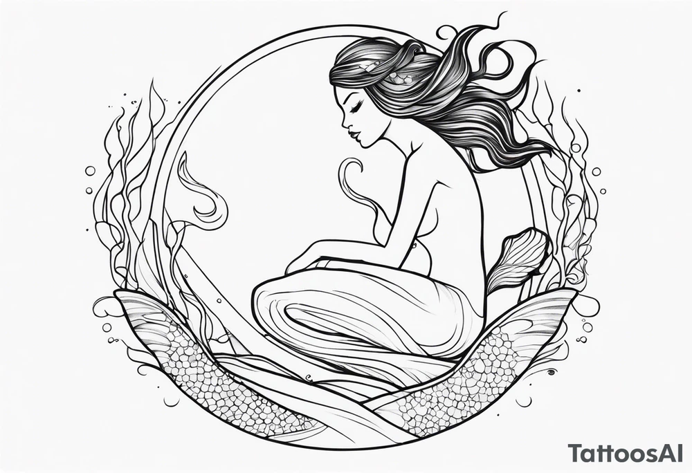 Mermaid tattoo idea