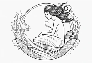 Mermaid tattoo idea