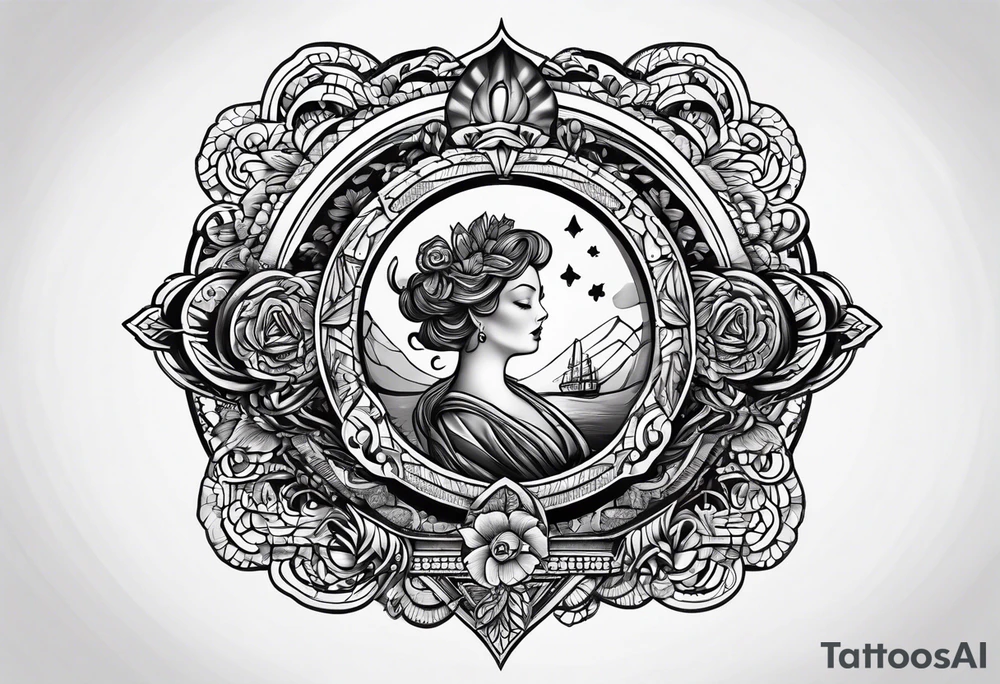 Lucky penny tattoo idea