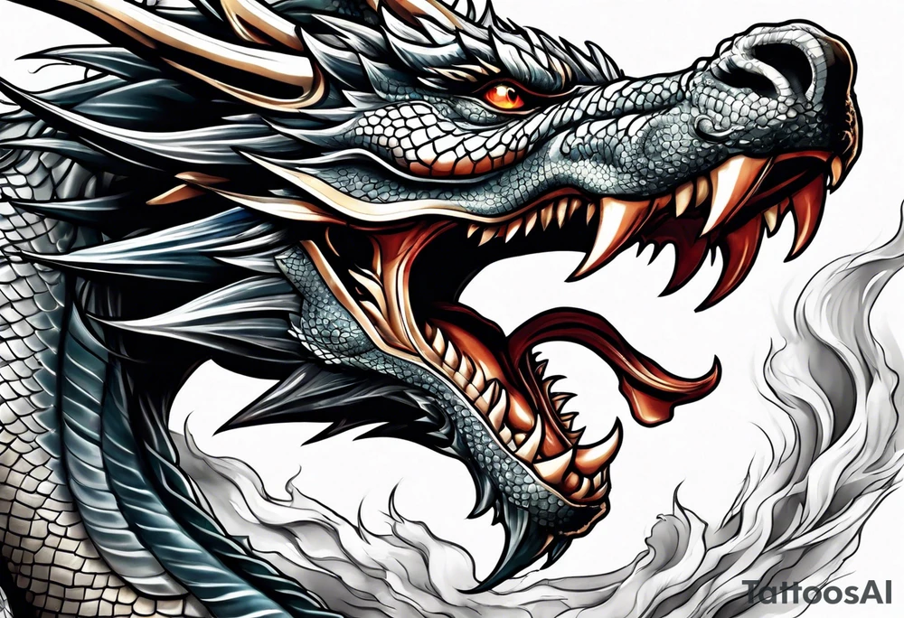 dragon tattoo idea