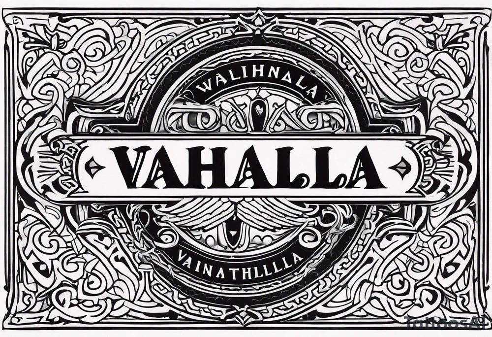 Valhalla tattoo idea
