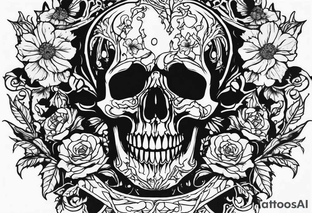 Morbidly beautiful, death and decay, Eldridge horror tattoo idea