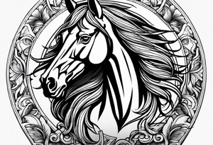 Pferd tattoo idea