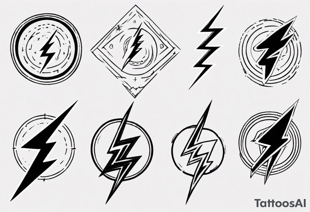 lightning tattoo idea
