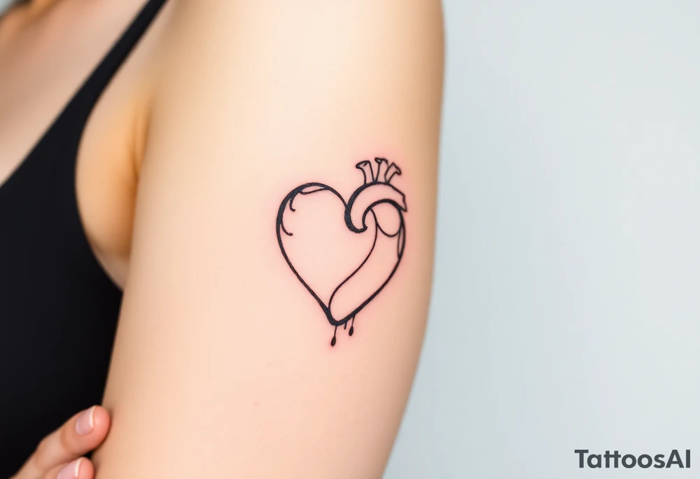 Heart tattoo idea
