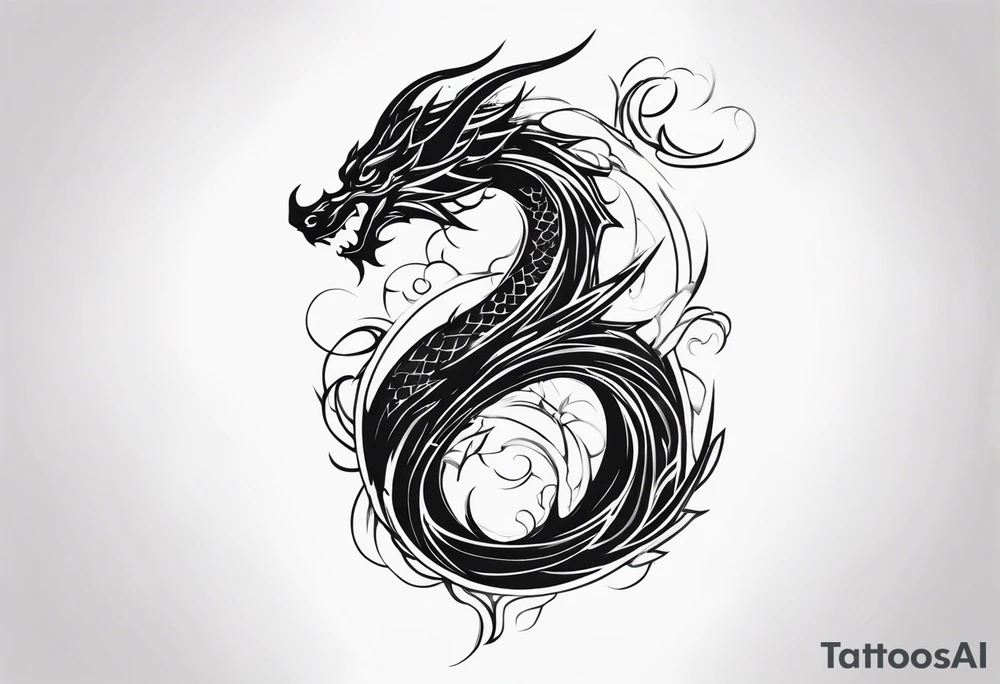 Dragon tattoo idea