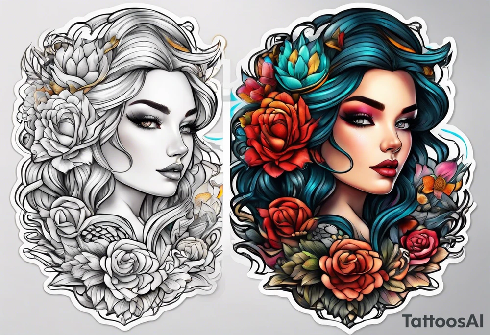 Siren tattoo idea