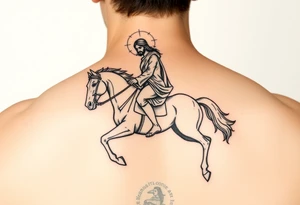 jesus rider on the white horse tattoo idea