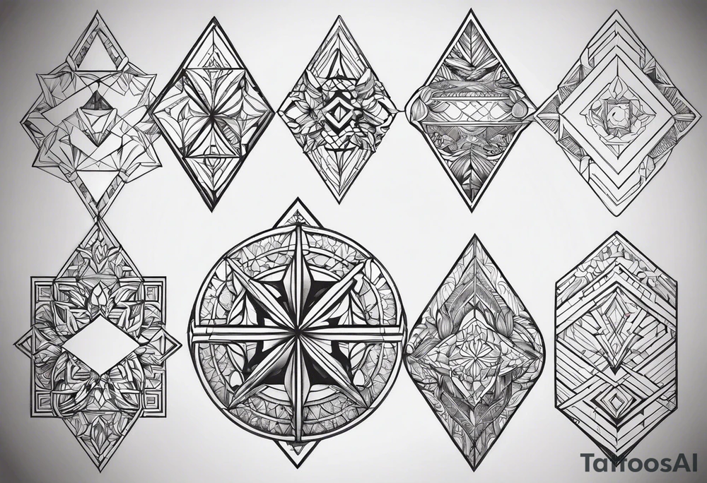 Нежные пионы с центральной звездой илиниями tattoo idea