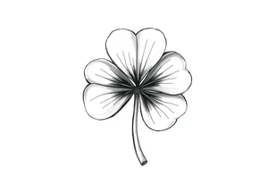 Irish clover tattoo idea