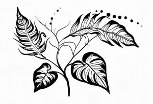 Fern, September, Morning Glory tattoo idea