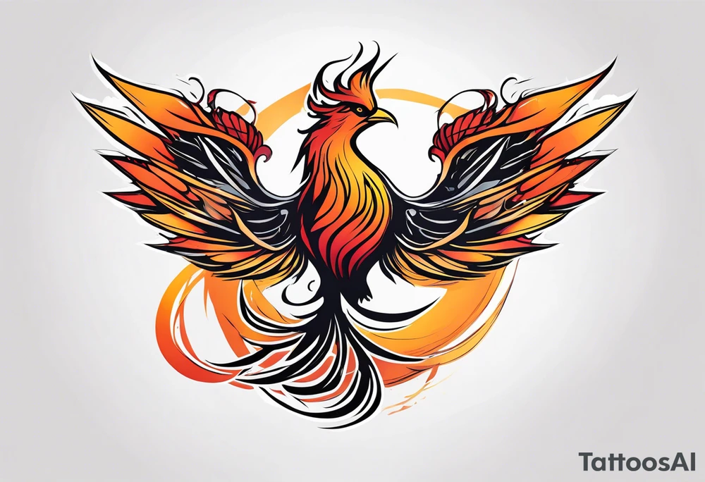 phoenix tattoo idea