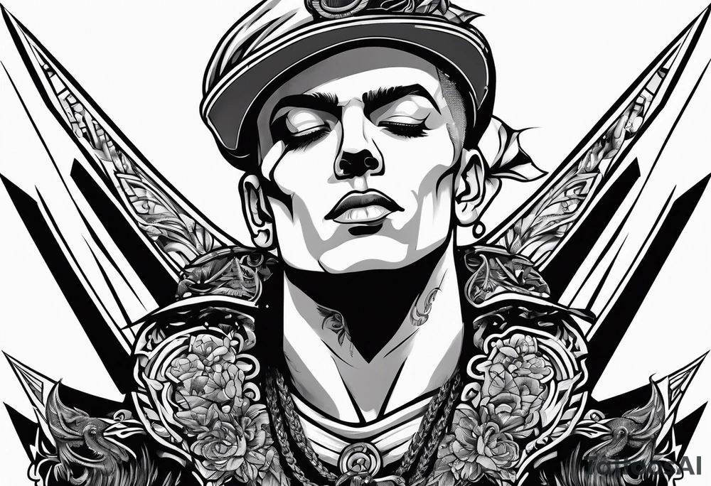 punk rocker tattoo idea