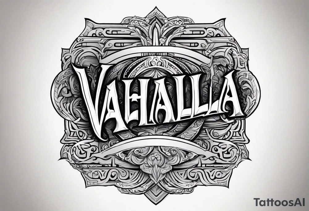 Valhalla tattoo idea