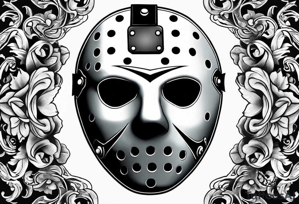 Friday the 13th Jason mask tattoo idea