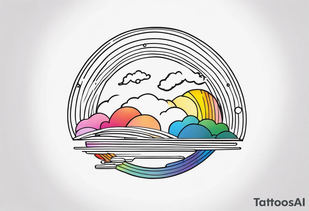 RAINBOW tattoo idea