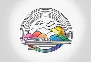 RAINBOW tattoo idea