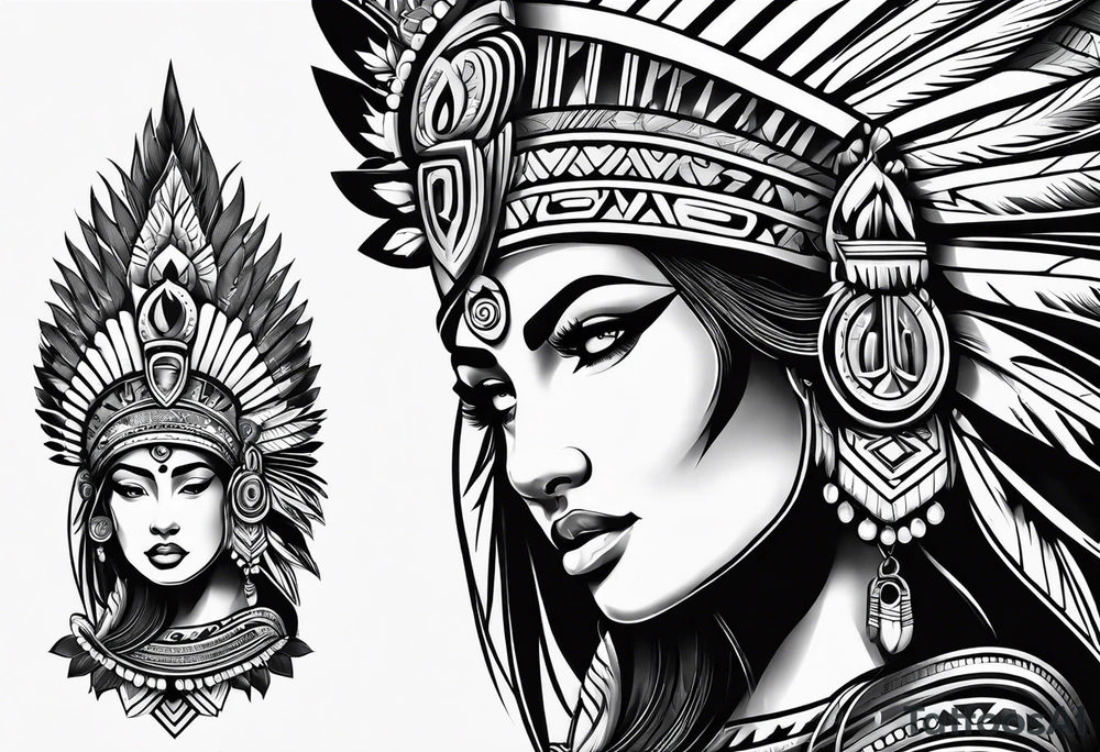sleeve. Aztec tattoo idea