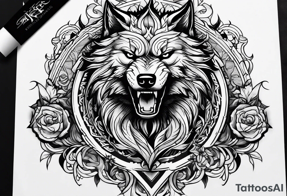 Fenrir tattoo idea