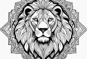 Sad leo tattoo idea