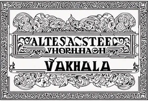 Valhalla swedish Norwegian tattoo idea